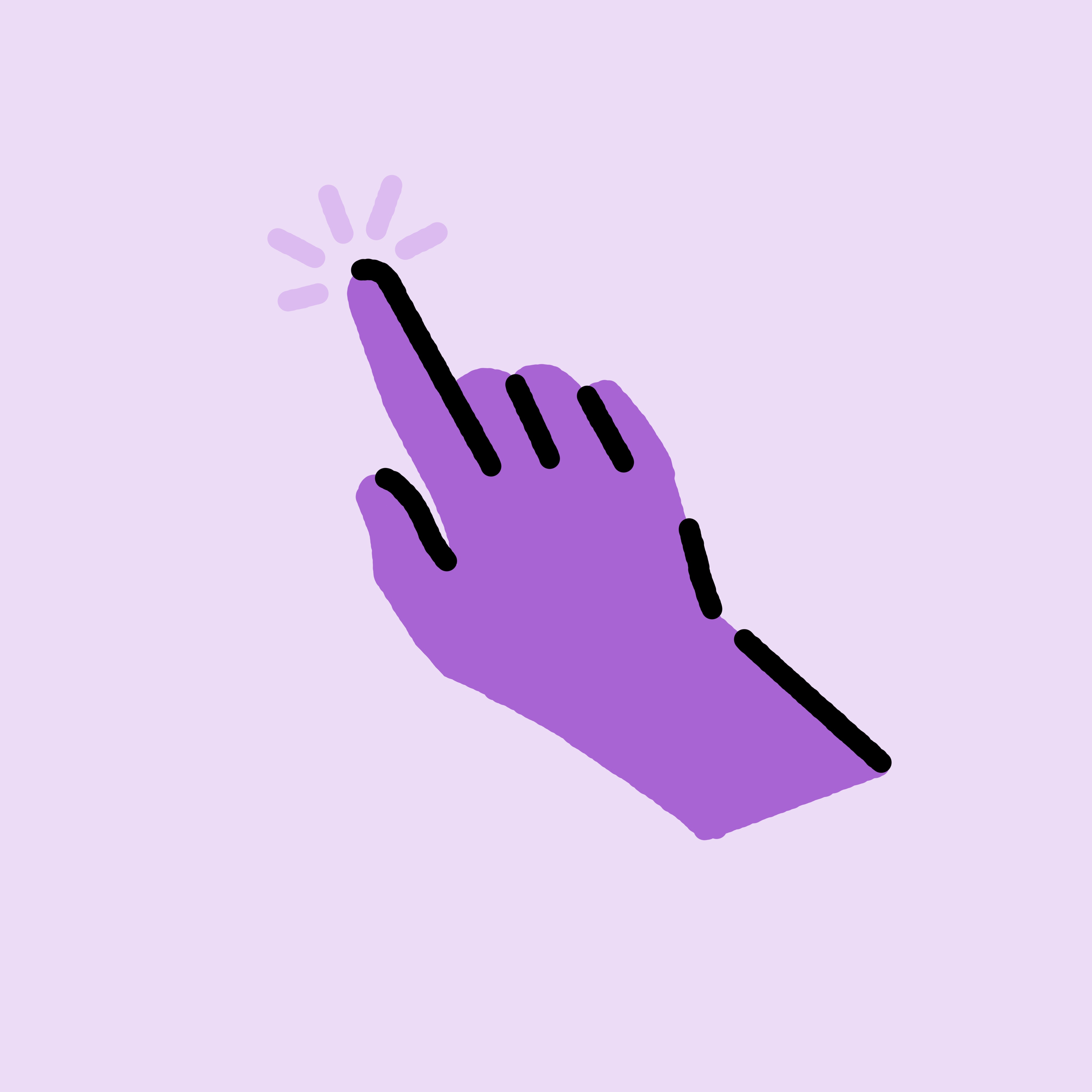 Hand click illustration